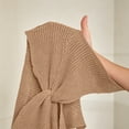 thumbnail image 7 of Lorvain Women's Khaki V Neck Tank Top, Solid Sleeveless Knit Sweater Vest Casual Summer Tank Top for Daily Streetwear, 7 of 7