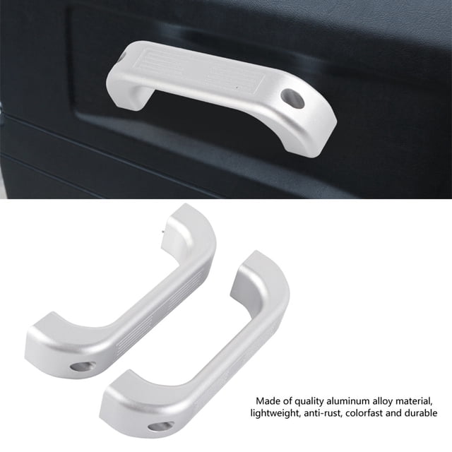 Car Interior Aluminum Alloy Door Handle Trim for Land Rover Defender 110 90 2007-2016