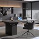 thumbnail image 5 of Gaming Accessories Modern Desk Standing Meeting Computer Standing Desk Organizer Nail Executive Mesa Media Console Furniture My Lux Decor Round, 5 of 12