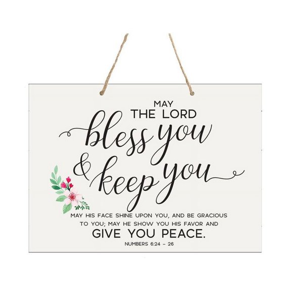 LifeSong Milestones Distressed Wall Sign May The Lord