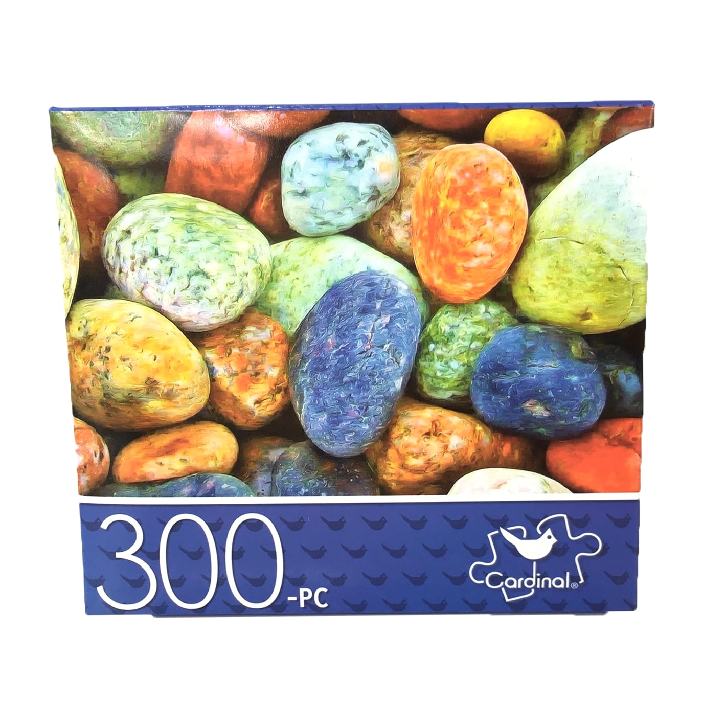 Cardinal Jigsaw Puzzles--Brand NEW--300 Piece Colorful Sea Pebbles Multicolor 