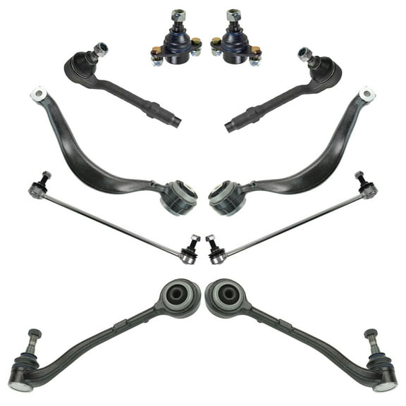 TRQ Front Ball Joint Control Arm Sway Bar Link Suspension Kit for 00-03 X5 E53 PSA58679