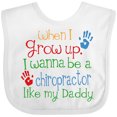 thumbnail image 3 of Inktastic Chiropractor Like Daddy Boys or Girls Baby Bib, 3 of 4