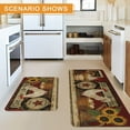 thumbnail image 4 of Omezin Farmhouse Rooster Kitchen Mats, 7x29 inch and 17x47 inch, Non-Slip Backing (2 Count), 4 of 6