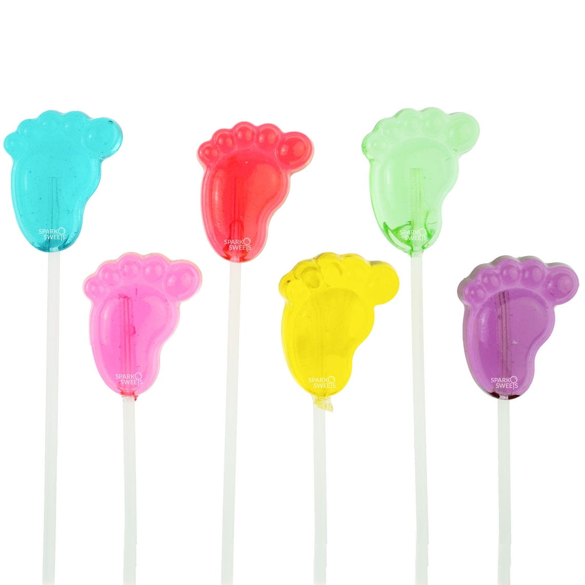 Frosted Baby Feet Lollipop