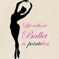 thumbnail image 2 of CafePress - Ballet Tote Bag - Unisex Canvas Tote Bag, Beige, 1-Piece, 2 of 6