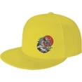 thumbnail image 1 of Chinese Dragon Flat Bill Hats Teens Cool Snapback Baseball Cap Unisex, 1 of 9