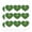 Opaque, variant on Rick and Morty Pickle Rick Face Heart Shaped Planner Calendar Scrapbook Craft Stickers