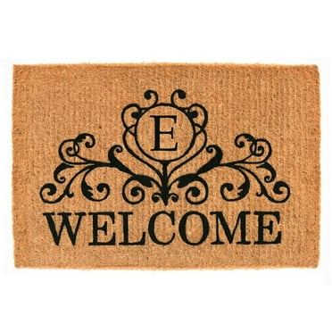 Calloway Mills Kingston Welcome Outdoor Doormat 3' x 6' x 1.5" (Letter E)