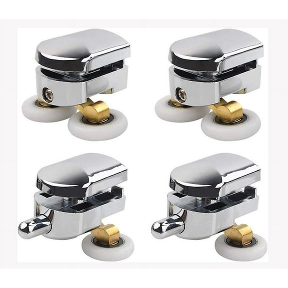 Shower Door Rollers, Smooth Rolling Spring Loaded Action Replacement for Bathroom Enclosures