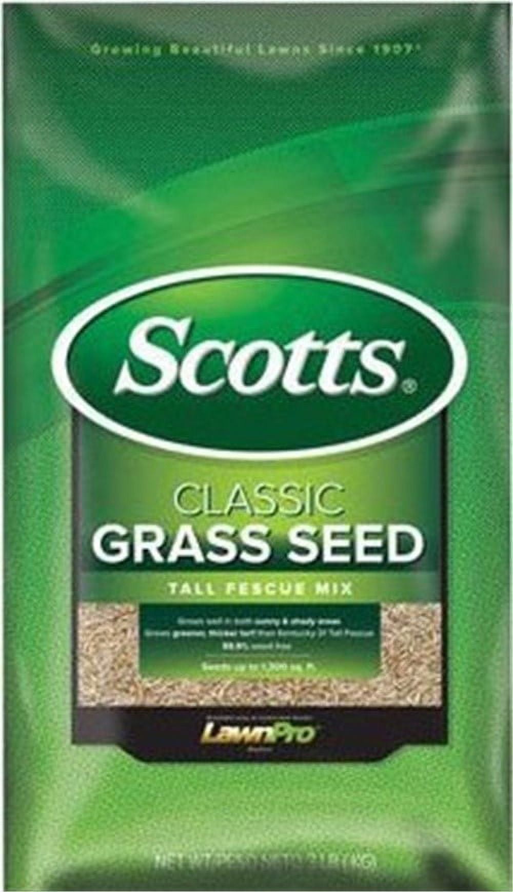 Scotts Classic Tall Fescue Mix Grass Seed - Drought-Tolerant - 7 Lb, Covers 1,550 Sq Ft