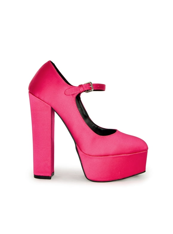 Pink Platform Mary Jane
