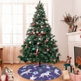 thumbnail image 7 of Lsque Cute Dog Print Christmas Tree Skirt, Tree Skirt with Ties or Velcro, Perfect for Holiday Decorations, Halloween, and New Year-48", 7 of 7