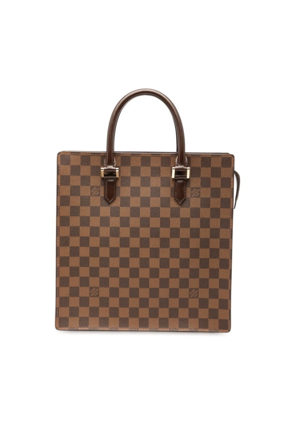 Pre-Owned Louis Vuitton Damier Venice PM Handbag N51145 Brown Leather Women's LOUIS VUITTON