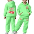 thumbnail image 2 of Boys Sweatsuits Size 14-16 Casual Print Hoodie and Pants Outfit 2 Piece Toddler Kids Fashion Athletic Wear Comfy Daily Play Youth Two Piece Tracksuit for Loungewear, 2 of 7