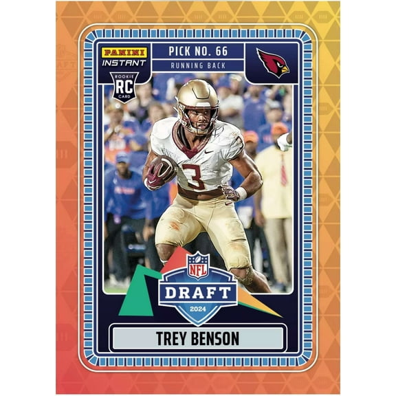 2024 Instant Draft Night Football Trey Benson NFLDN-28 (Rookie)
