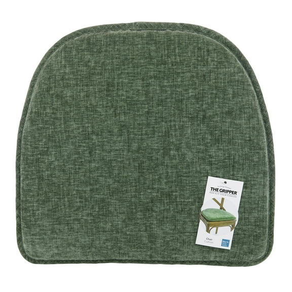 Gripper Non Slip 15" x 16" Bowler Green Chair Cushion