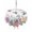 White Light Blue Light Pink, variant on Outdoor Tablecloths with Umbrella Hole & Zipper, Watercolor Flowers 60 x102 Inch Rectangle Tablecloths, Spring Hummingbird Butterflly Floral Beige Waterproof Table Cloth, Patio/Pool Table Covers