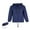 Navy Blue, variant on TheFound Packable Rain Jacket Hooded Windbreaker with Adjustable Drawstring