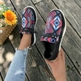thumbnail image 3 of Women's Casual Canvas Shoes Flat Low Top Leopard Print Shoes Slip On Lace Up Round Toe Shoes, 3 of 8