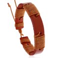 thumbnail image 1 of Men Leather Bracelet Handwoven, 1 of 3