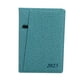 thumbnail image 2 of Cuaderno en inglés con tira de marcapáginas más ancha, escritura brillante de doble cara, cuaderno de horarios portátil en español para el trabajo, azul y verde, 2 of 9