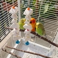 thumbnail image 5 of Cuttlebone Chew Toy for Parrots and Birds, Natural Beak Grinding Stick for Cockatiel Budgie and Lovebird, Hanging Cage Accessory for Boredom Relief, Beak Conditioning Bird Cage Toy, 5 of 6