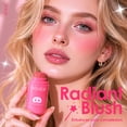 thumbnail image 5 of Julystar Pocket Blush Stick, 8 Colors Cream Blush for Cheeks Lips Eyes, Long-Lasting Buildable Multi-Use Makeup Stick, Portable Blendable Blush for All Skin Tones, 5 of 10