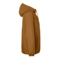 thumbnail image 6 of Harriton M73 Unisex Flex Twill Hooded Jacket-Duck Brown-3XL, 6 of 6