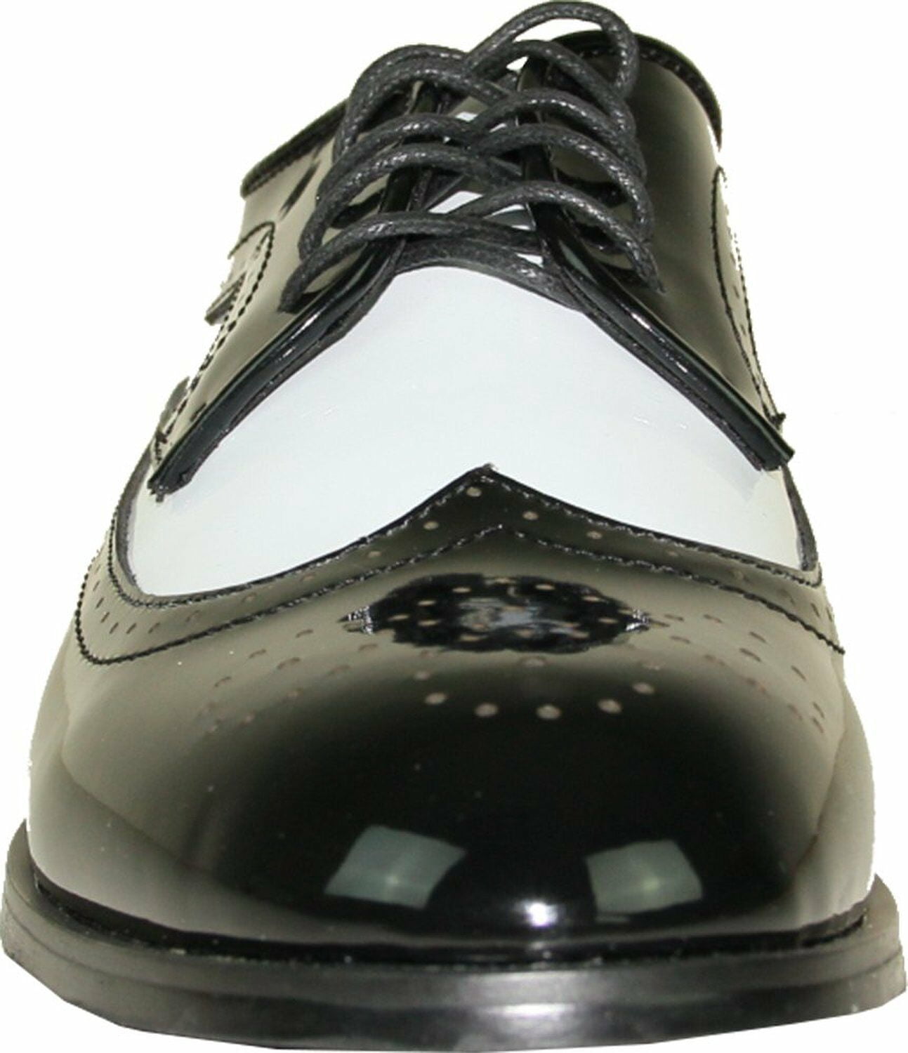 White Tuxedo Shoes Male Adult 11W 