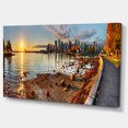thumbnail image 2 of Vancouver Downtown Panorama - Landscape Canvas Art Print, 2 of 4