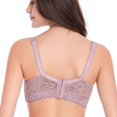 thumbnail image 4 of Ropa interior de encaje completo sexy de algodón fino copa grande sujetador ajustable de gran tamaño, 4 of 4