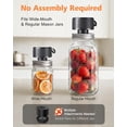 thumbnail image 6 of Electric Mason Jar Vacuum Sealer Kit, [2026 Upgraded] Automatic Cordless Jar Sealer for Wide & Regular Mouth Jars, One-Touch Food Saver for Canning, Homesteading & Meal Prep, 6 of 9