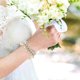 thumbnail image 5 of pulseras de ramillete de boda con perlas, elegantes pulseras de cinta de perlas para dama de honor, para mujer, para decoración de bodas y fiestas, 5 of 7