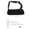 thumbnail image 5 of WALFRONT Arm Sling For Shoulder - Arm Sling Shoulder  - Arm Sling Extra Large - Medical Bracing High Pouch Support Strap Fit Left And Right Arm Lightweight Breathable Adjustable, 5 of 9