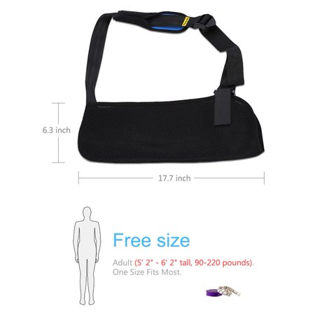 Walfront Arm Sling Shoulder Immobilizer Bracing High Pouch Support Strap Black Walmart Canada Walfront Arm Sling Shoulder Immobilizer Bracing High Pouch Support Strap Black Walmart Canada