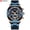 Rose shell blue, variant on Men's quartz six-pin calendar steel belt business men's watch
