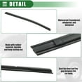 thumbnail image 6 of 1 Pair Rear Left and Right Door Window Belt Weatherstrip for Toyota Tacoma 2005-2015, 6 of 6