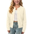 thumbnail image 2 of StSilkitty Button down Cardigan for Boys Girls Solid Color Long Sleeve School Uniform Sweater Lightweight Soft Comfy Sweaters Tops, 2 of 9