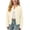 #G01-Cream, variant on Navy Girls Button Front Cardigan Sweater Size 10-11 Years, Long Sleeve Crew Neck Knit Jacket for School Uniform, Casual Layering Fall Spring Everyday Wear