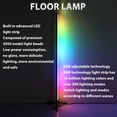 thumbnail image 3 of Lampadaire d'Angle LED RGB, Lampe d'Angle à Impulsions Musicales Réglable en Luminosité pour Chambre à Coucher, 3 of 8