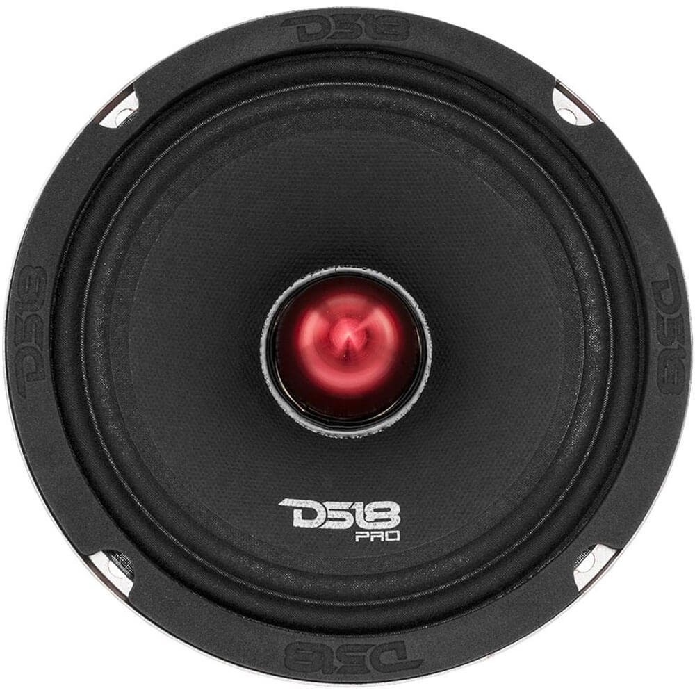 DS18 DS18PROX6.4BM Pro X 6.5" 500W Mid Range Car Door Loudspeaker with Bullet