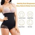 thumbnail image 3 of Shapewear High Waisted Shapewear Shorts For Women Seamless Comfy Body Underwear Girdle Sleek And Lean Buckle up Bodysuit Corseted Bodysuit Top Women Thinning Clothes Women Body Control Exercise Waist, 3 of 5