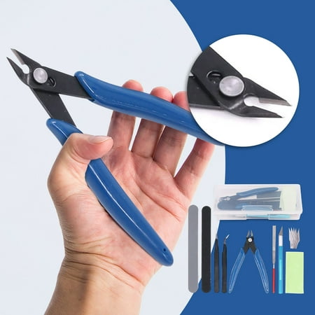 

WMYBD Tools 9PC Toy Car Model Building Basic Tool Kit Model Tool Kit Gundam Model Building Gifts