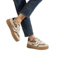 thumbnail image 6 of LUCKY STEP Classic Platform Sneakers Fashion Retro Casual Shoes,Leopard/Beige,Womens, 6 of 6