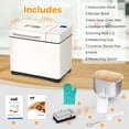 thumbnail image 4 of KBS 19-in-1 2LB Bread Maker Machine with Dual Heaters& Auto Nut Dispenser,Ceramic Pan with 2 kneading paddle Model#013A, 4 of 8