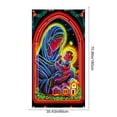 thumbnail image 3 of ToyKingdee Fluorescent Christmas Door Cover Party Banner, Glow in The Dark Christmas Banner with Santa & Tree, Fluorescent Outdoor/Indoor Decorations for Front Door, Party, Wall, 3 of 6