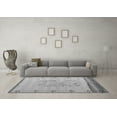 thumbnail image 3 of Ahgly Company Indoor Rectangle Solid Gray Modern Area Rugs, 2' x 5', 3 of 4