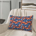 thumbnail image 5 of Naloa Abstract Vintage Fox and Plants Pillowcase, Throw Pillowcase, Wrinkle-Free, Stain-Resistant with Hidden Zipper for Bedroom Sofa-16"x24", 5 of 6