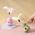thumbnail image 4 of KYAIGUO Interactive Cat Toys, Funny Cat Tumbler Toy with Feather for Small & Large Cats Engaging Play, 4 of 7